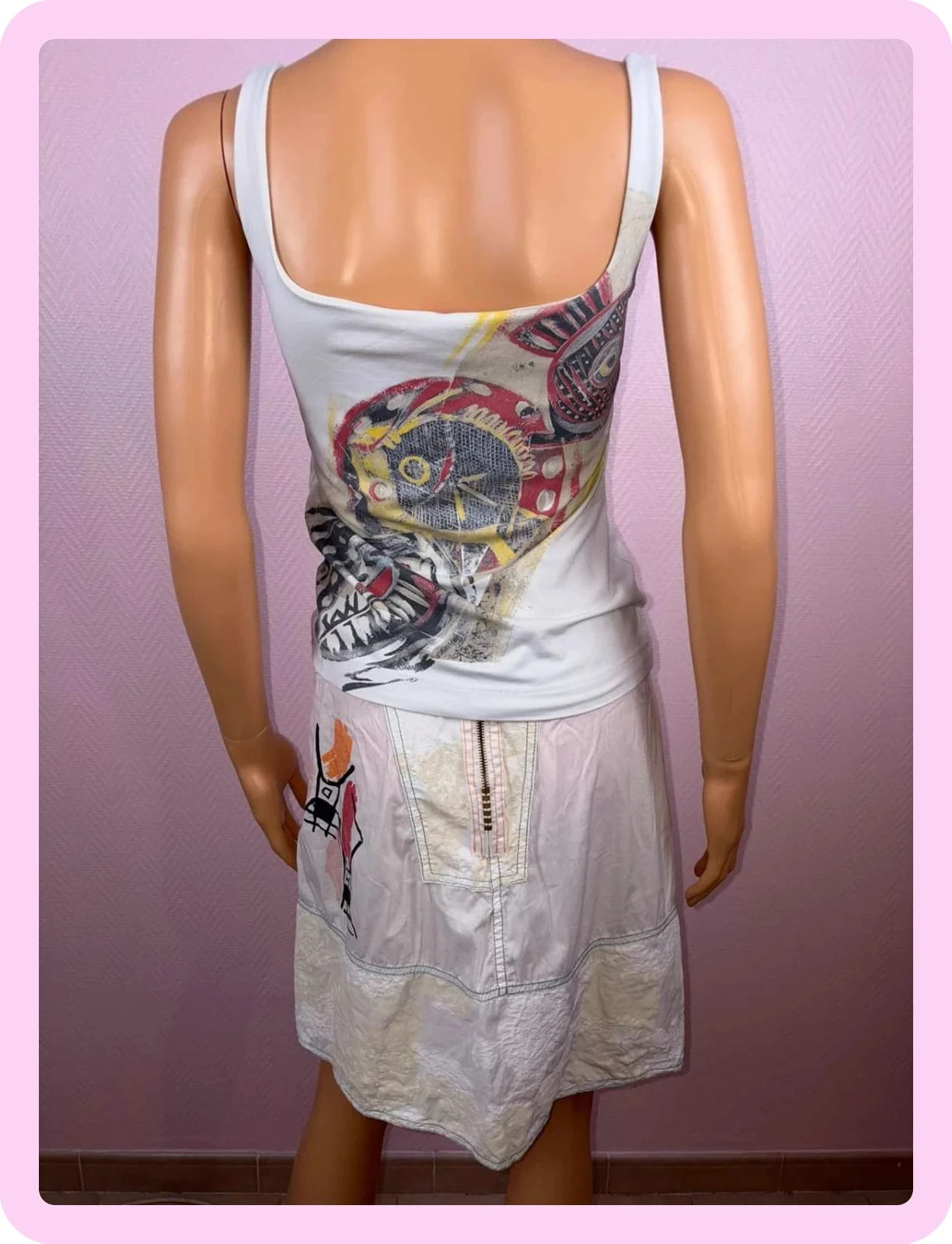 Dames set tanktop en rok maat S – photo 6